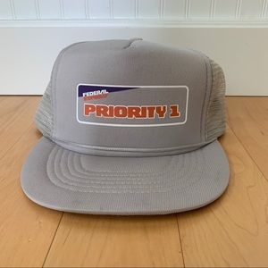 Vintage Federal Express Priority 1 Hat